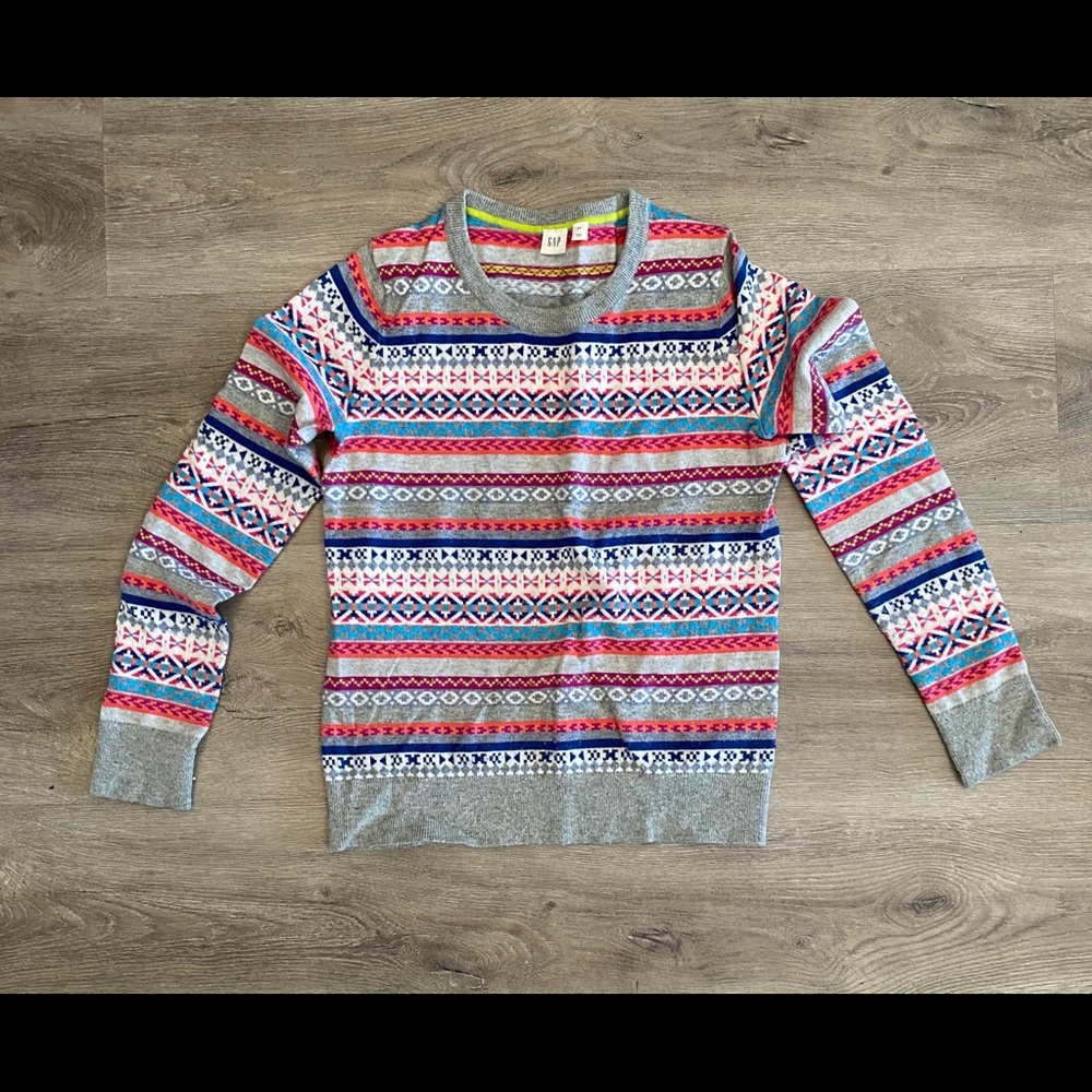 Women GAP wool Colorful Sweater - Size S